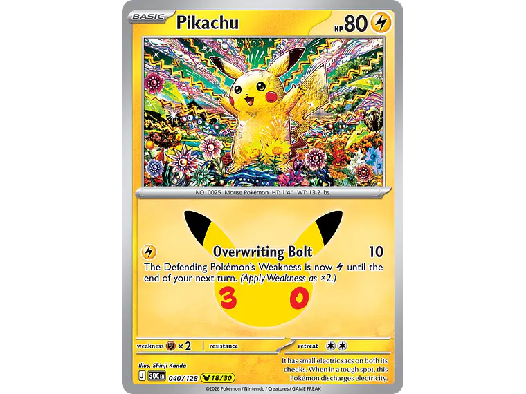 [040/128] [Pikachu] [30C] 1