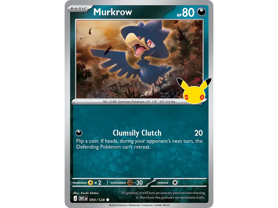 [093/128] [Murkrow] [30C] 1