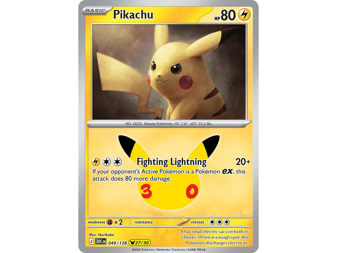 [049/128] [Pikachu] [30C] 1