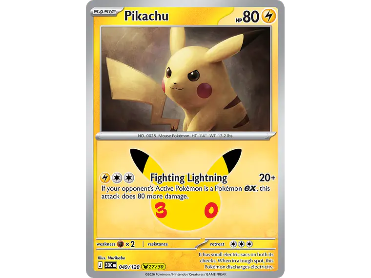 [049/128] [Pikachu] [30C] 1