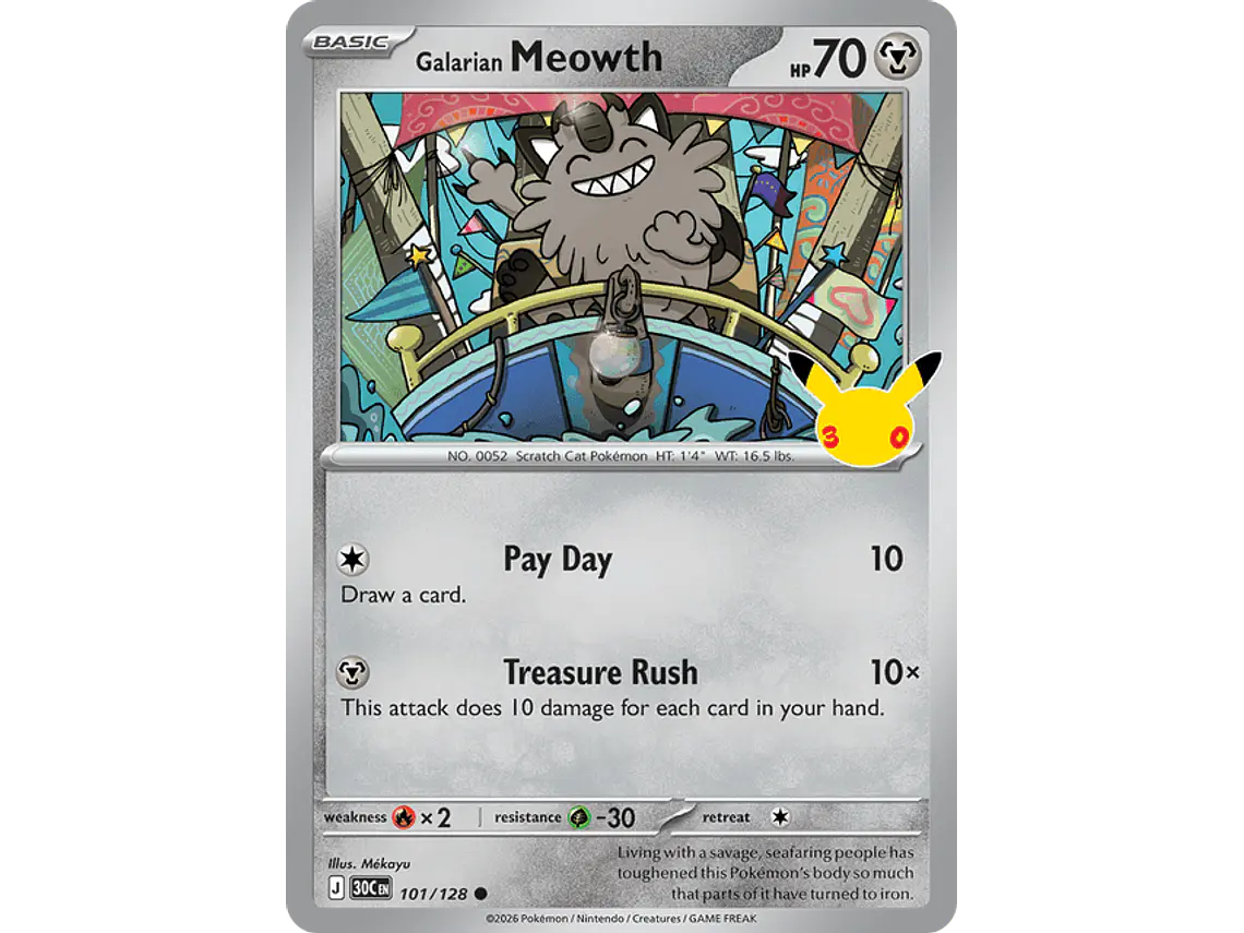 [101/128] [Galarian Meowht] [30C] 1