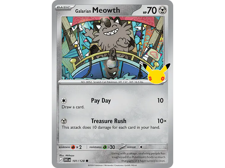 [101/128] [Galarian Meowht] [30C] 1