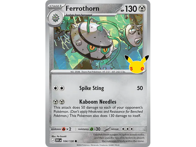 [104/128] [Ferrothorn] [30C] 1