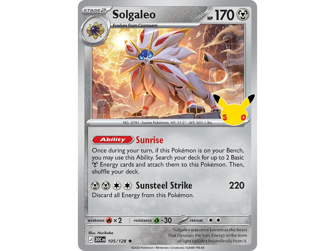 [105/128] [Solgaleo] [30C] 1