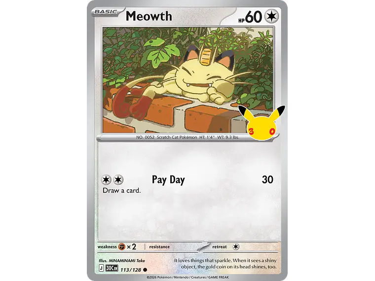 [113/128] [Meowth] [30C] 1