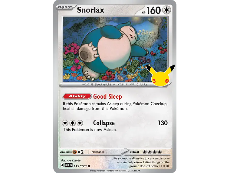 [119/128] [Snorlax] [30C] 1