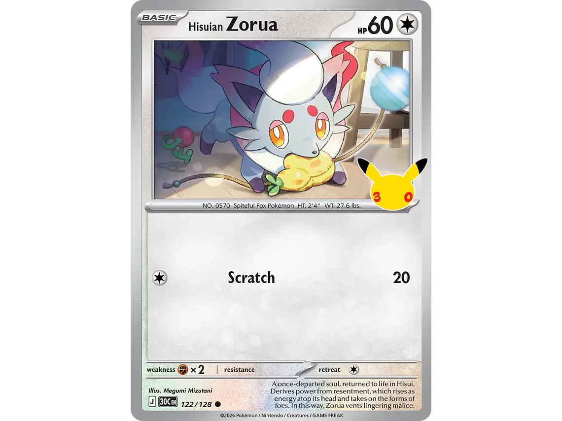[122/128] [Hisuian Zorua] [30C] 1