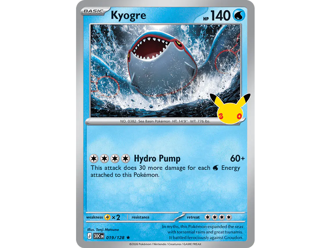 [019/128] [Kyogre] [30C] 1