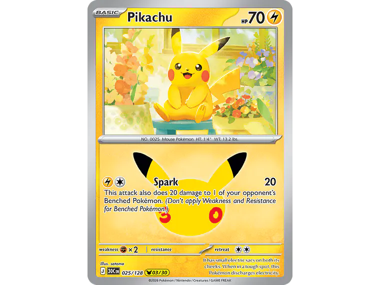 [025/128] [Pikachu] [30C] 1