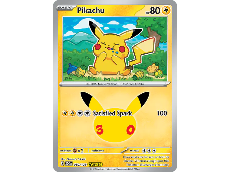 [050/128] [Pikachu] [30C] 1