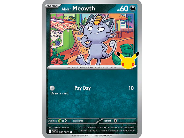[089/128] [Alolan Meowth] [30C] 1