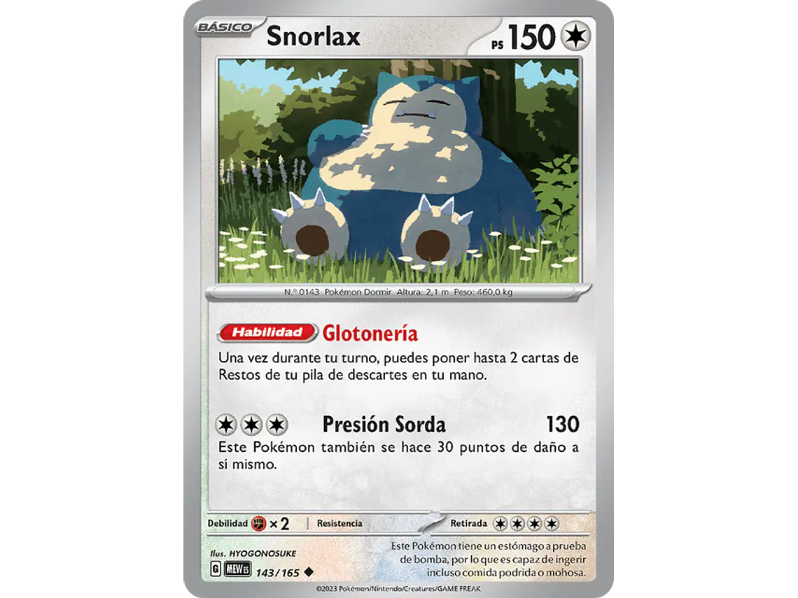 [143/165] [Snorlax] [MEW] 1
