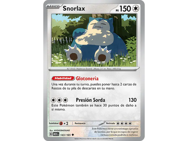 [143/165] [Snorlax] [MEW] 1