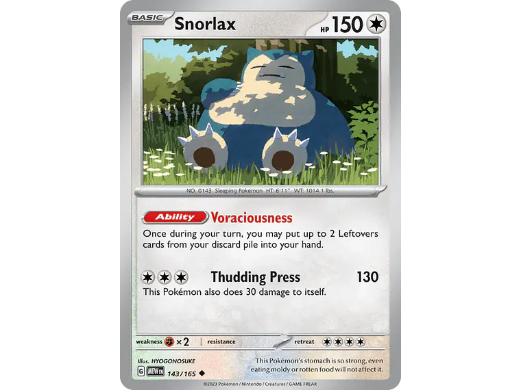[143/165] [Snorlax] [MEW] 2