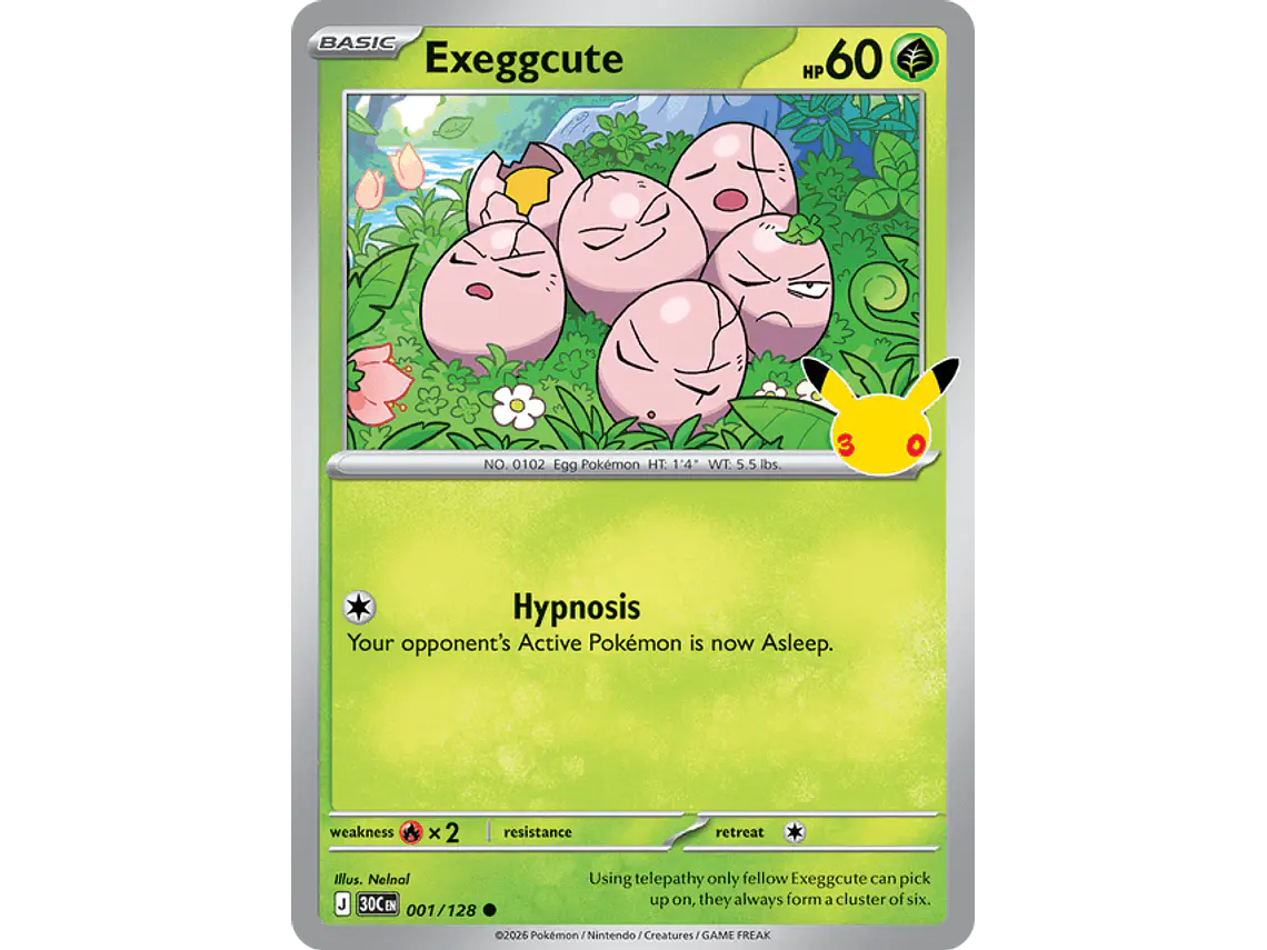 [001/128] [Exeggcute] [30C] 1