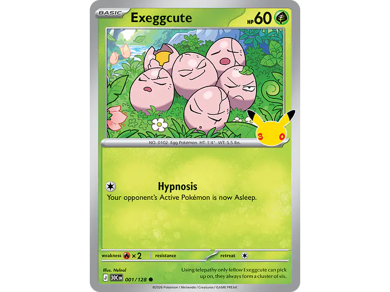 [001/128] [Exeggcute] [30C] 1