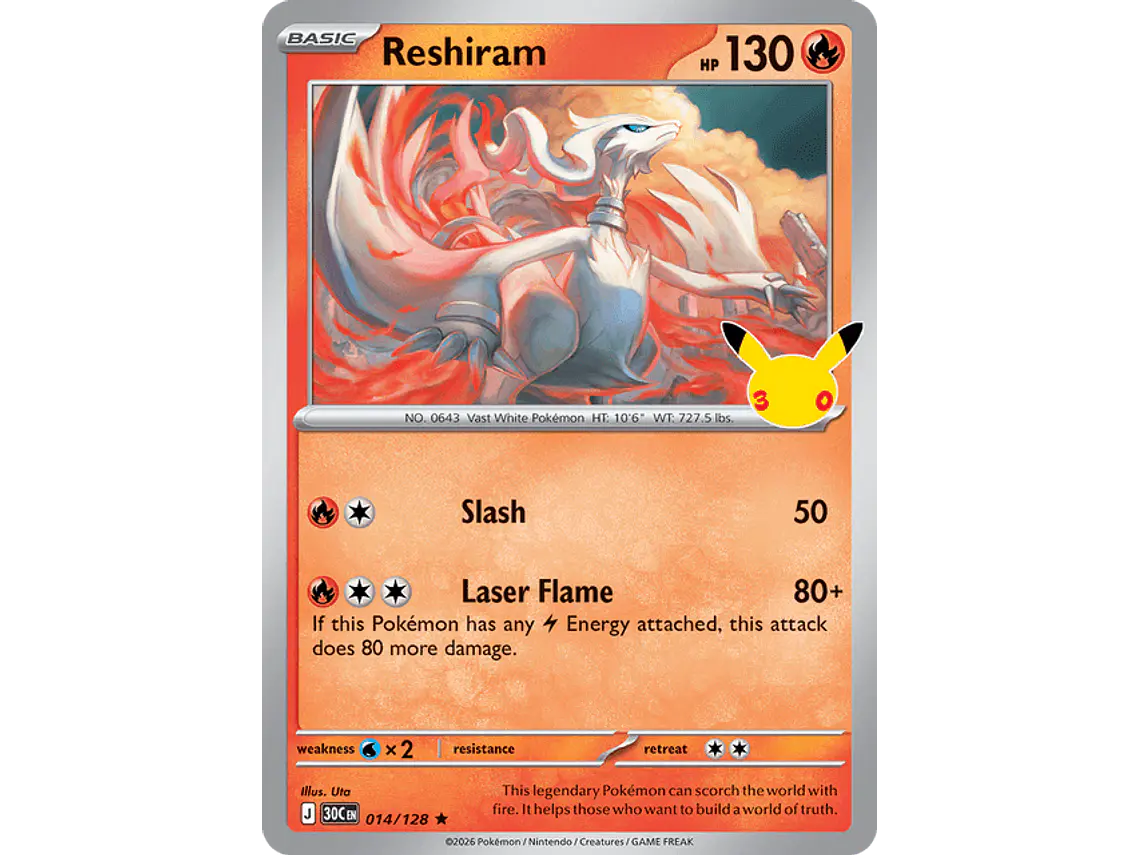 [014/128] [Reshiram] [30C] 1
