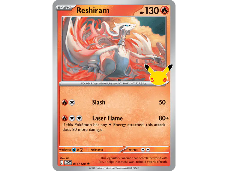 [014/128] [Reshiram] [30C] 1