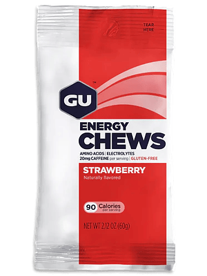 GU Energy Chew Strawberry 60gr