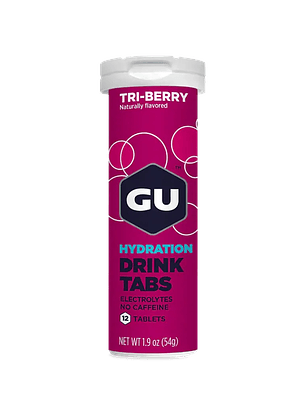 GU Hydration Drink Tabs - Tri-Berry 12uds