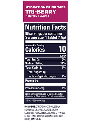 GU Hydration Drink Tabs - Tri-Berry 12uds