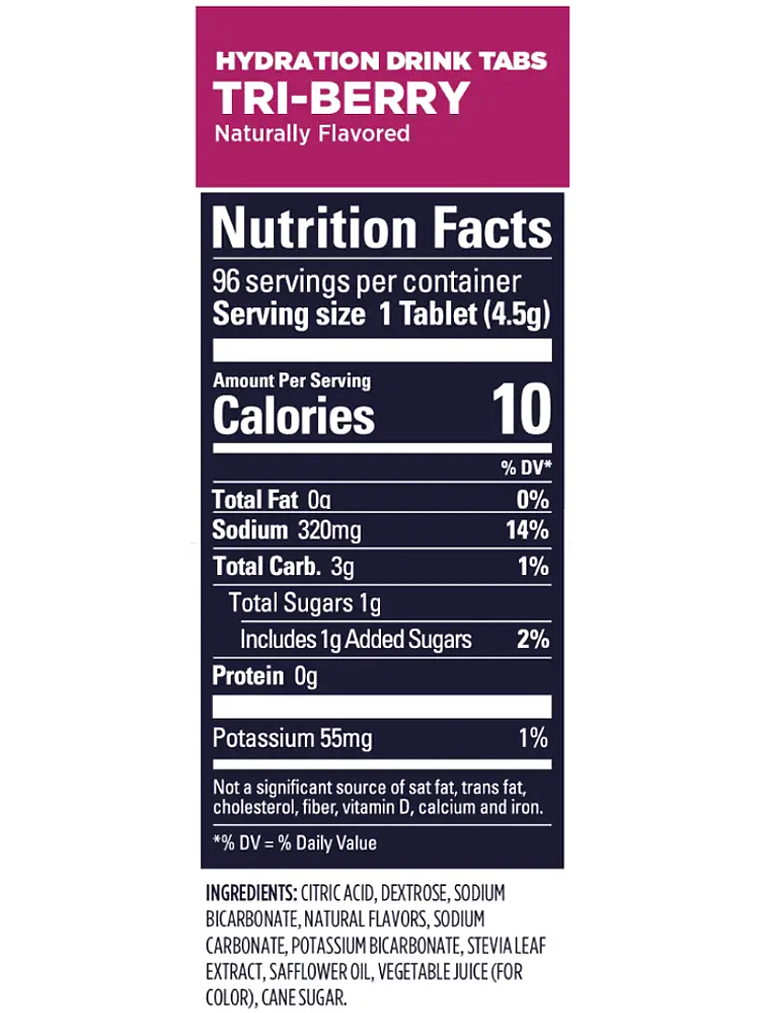 GU Hydration Drink Tabs - Tri-Berry 12uds 2