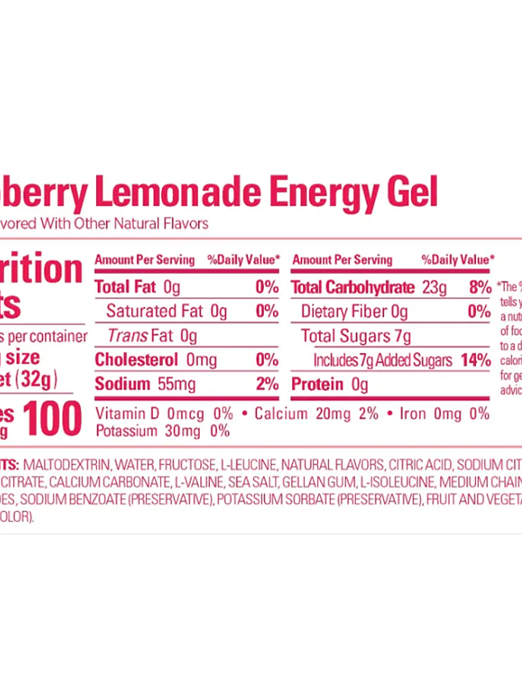 GU Energy Gel 32gr - Raspberry Lemonade 2