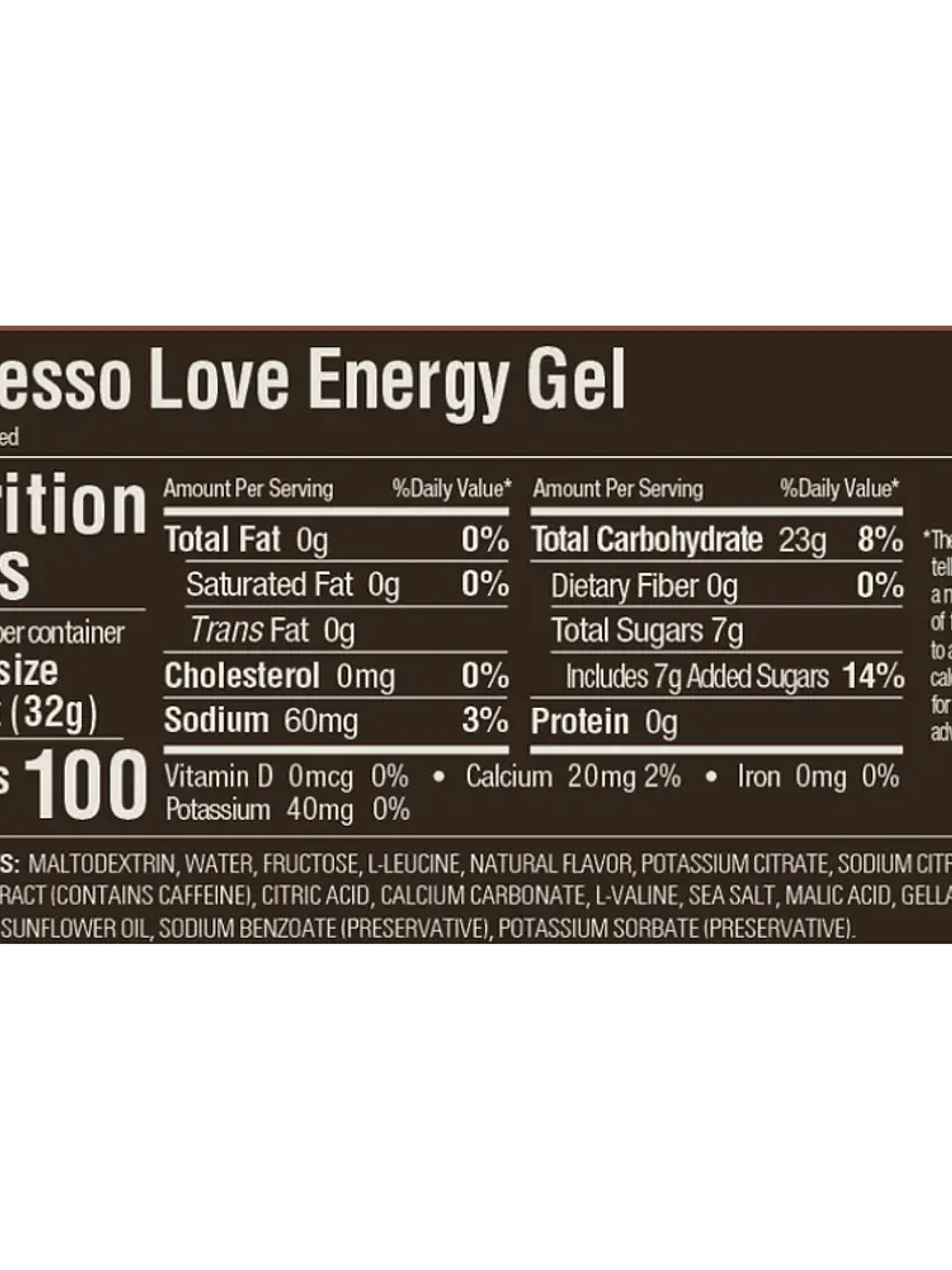 GU Energy Gel Espresso Love 32gr   2