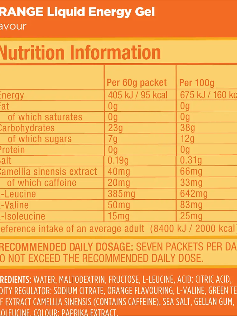 GU Liquid Energy Orange 60gr   2