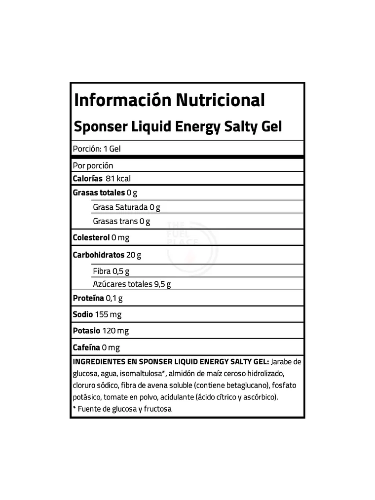 Sponser Liquid Energy Salty 35gr 2