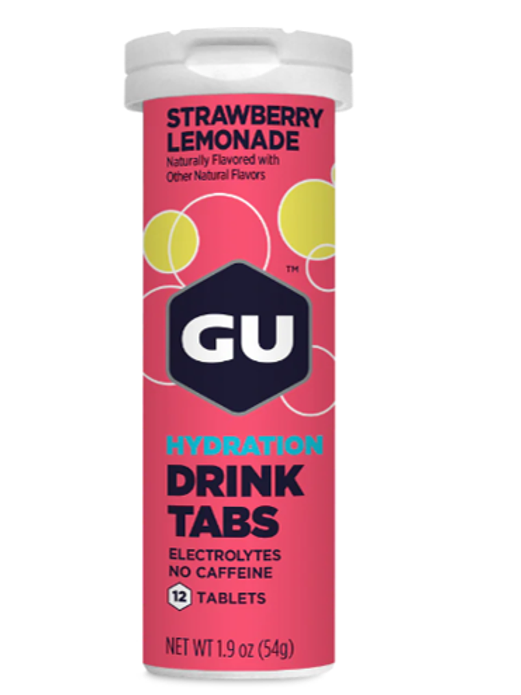 GU Hydration Drink Tabs Strawberry Lemonade 12un 1
