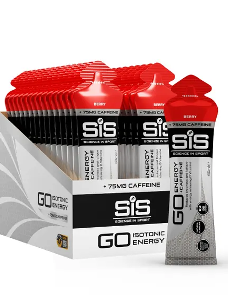 SIS Gel GO Energy + Cafeina Berry 75mg  2