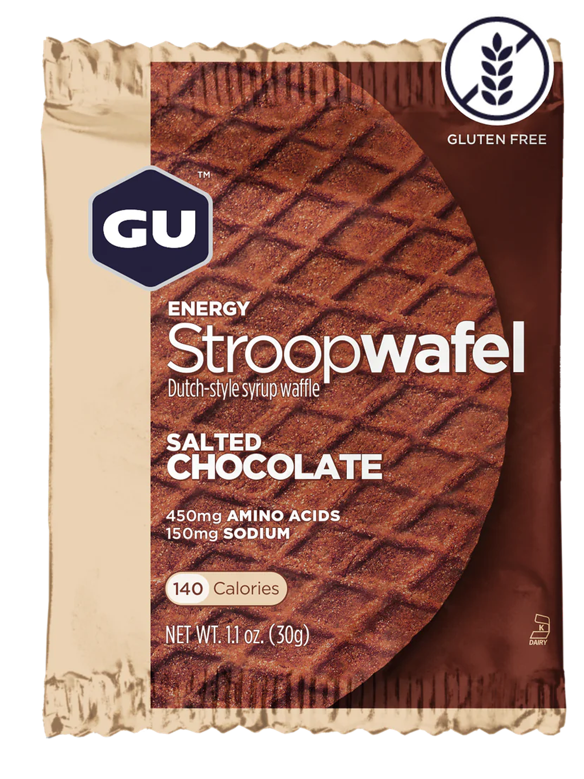 GU Energy Stroopwafel Salted Chocolate 30gr 1
