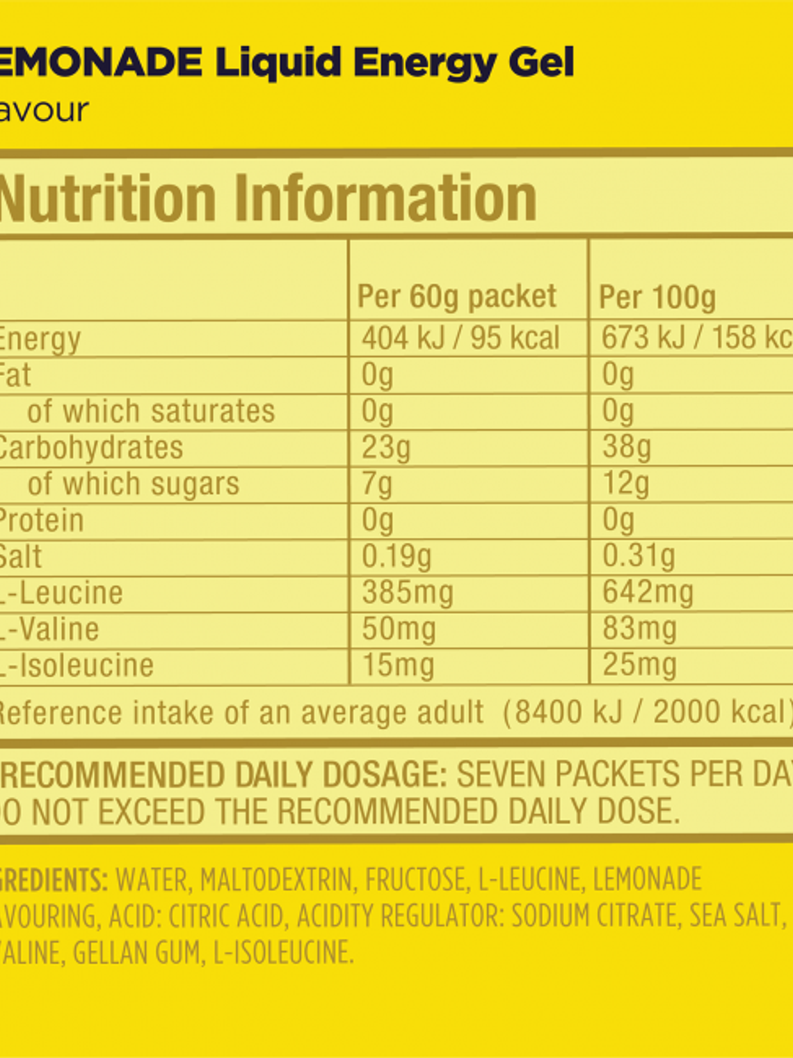 GU Liquid Energy Lemonade 60gr 2