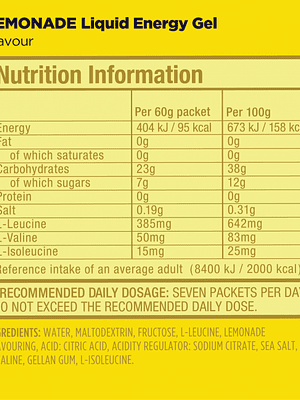 GU Liquid Energy Lemonade 60gr