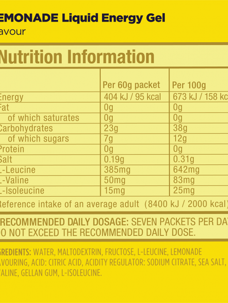 GU Liquid Energy Lemonade 60gr 2