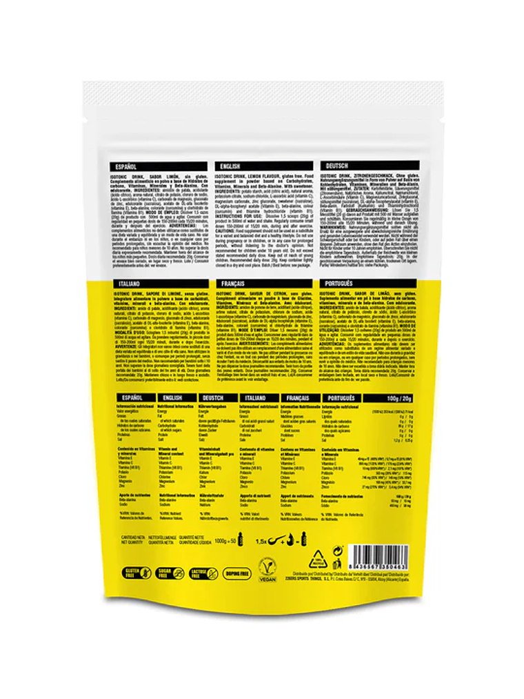 226ERS ISOTÓNICO LIMÓN 1KG 2