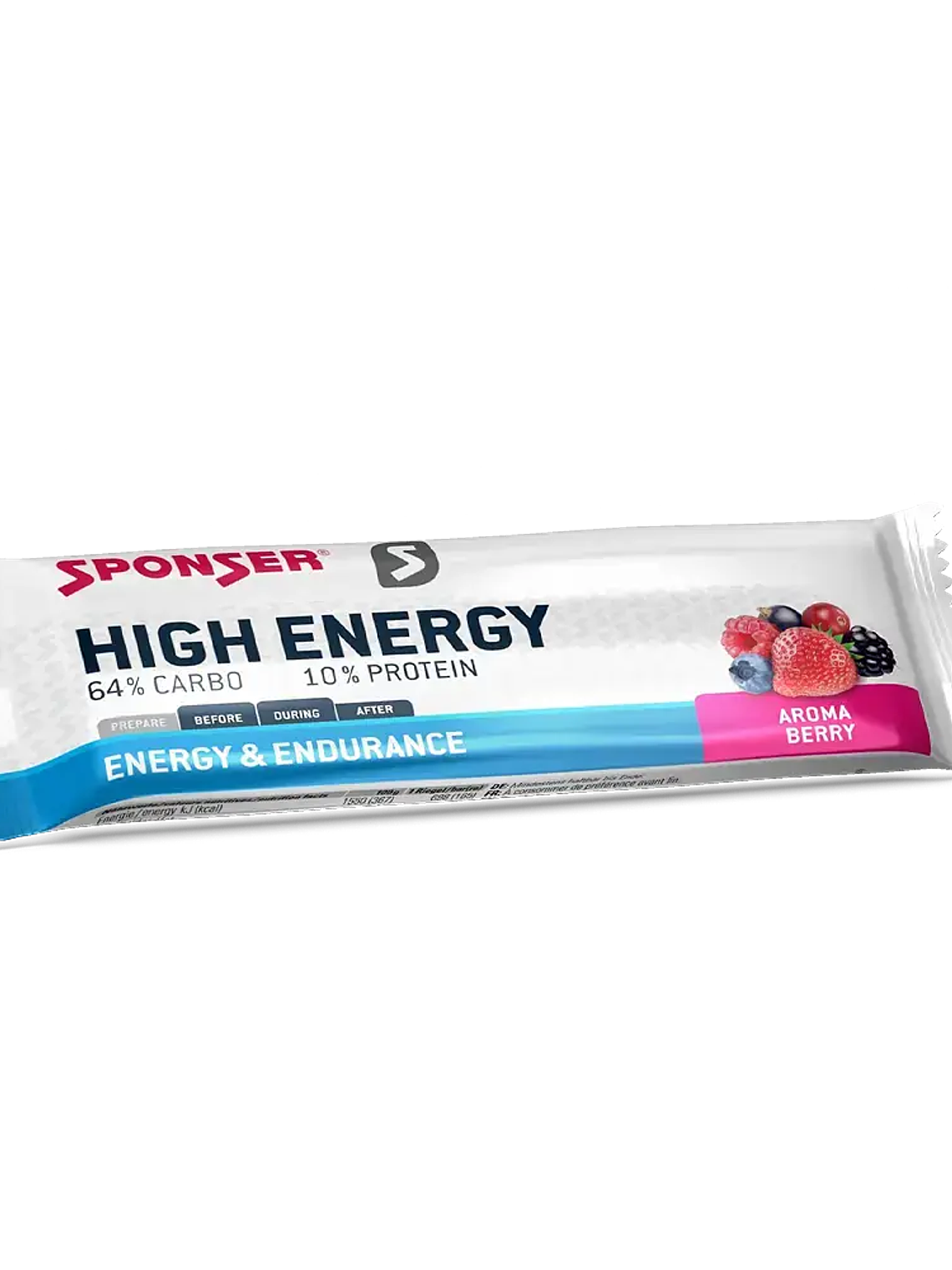 Sponser High Energy Bar Berry 45gr 1