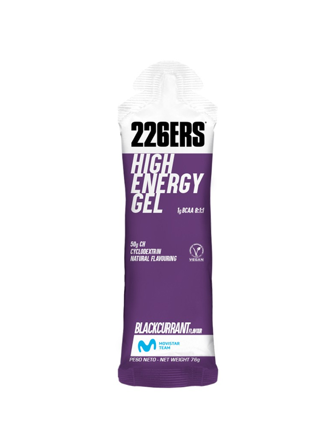 226ERS High Energy Gel Bcaa's Blackcurrant 76gr 1