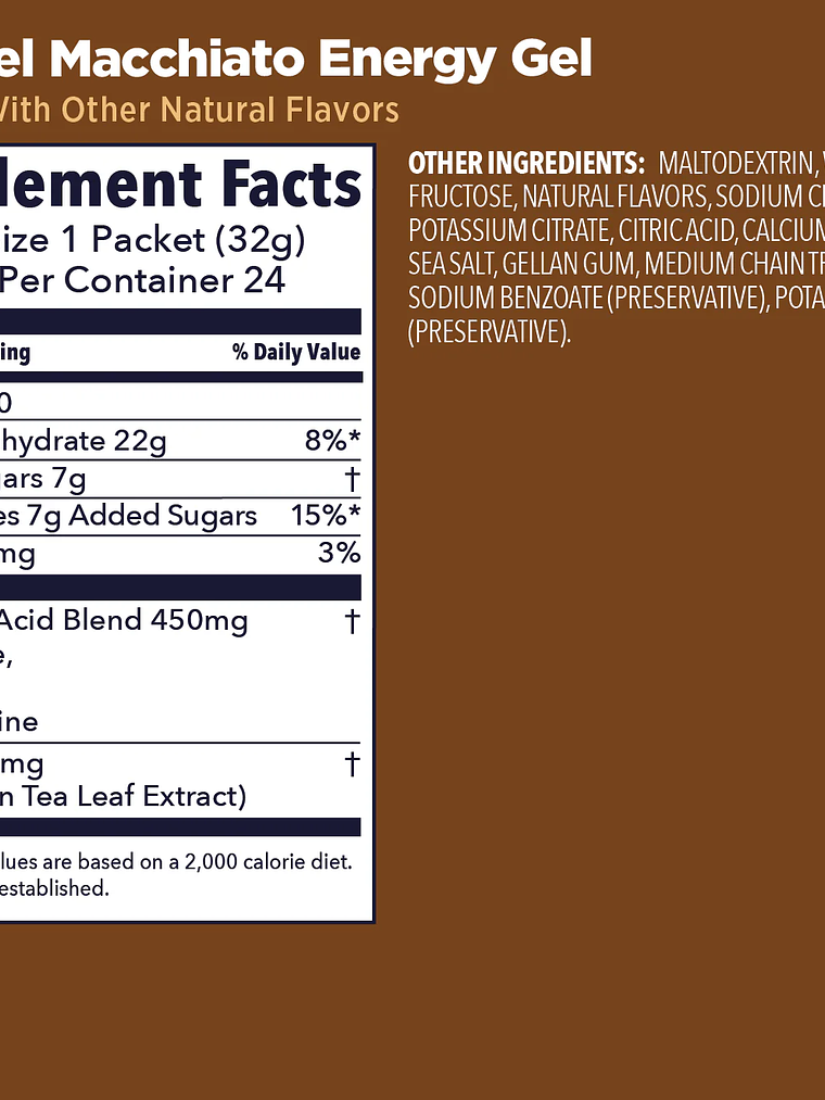 GU Energy Gel Caramel Macchiato 32gr 2