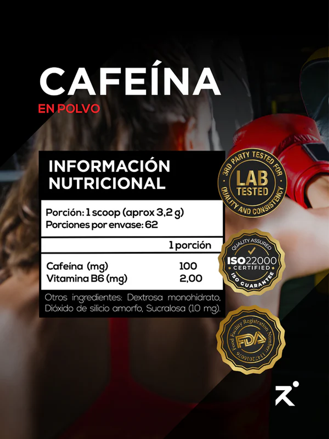 Strive Cafeína en Polvo 200g. 2