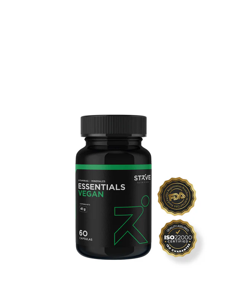Strive Multivitamínico Vegan Essentials 60 cápsulas 1