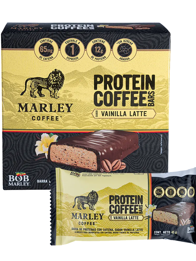 Marley Coffee Protein Bar (4un) - Vainilla Latte 1
