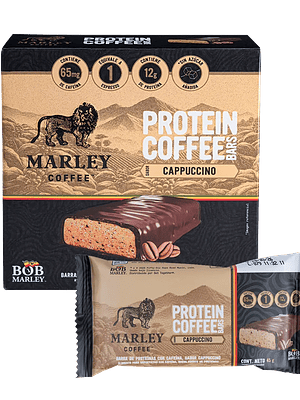 Marley Coffee Protein Bar (4un) - Cappuccino 