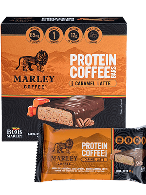 Marley Coffee Protein Bar (4un) - Caramel Latte