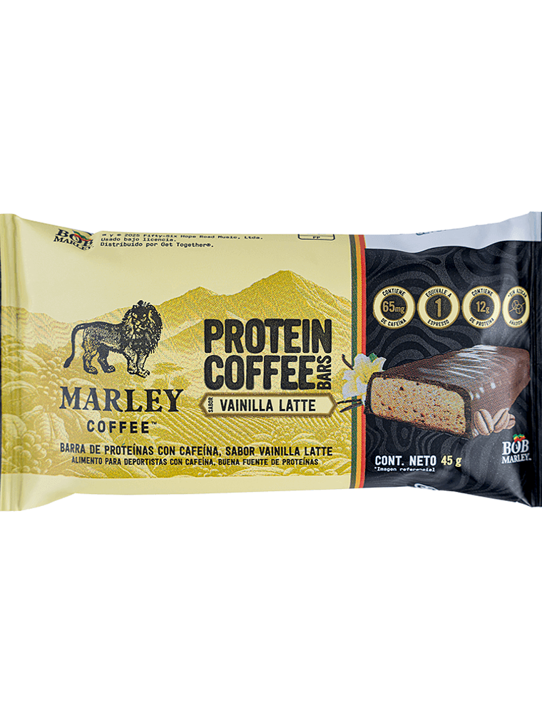 Marley Coffee Protein Bar (4un) - Vainilla Latte 4