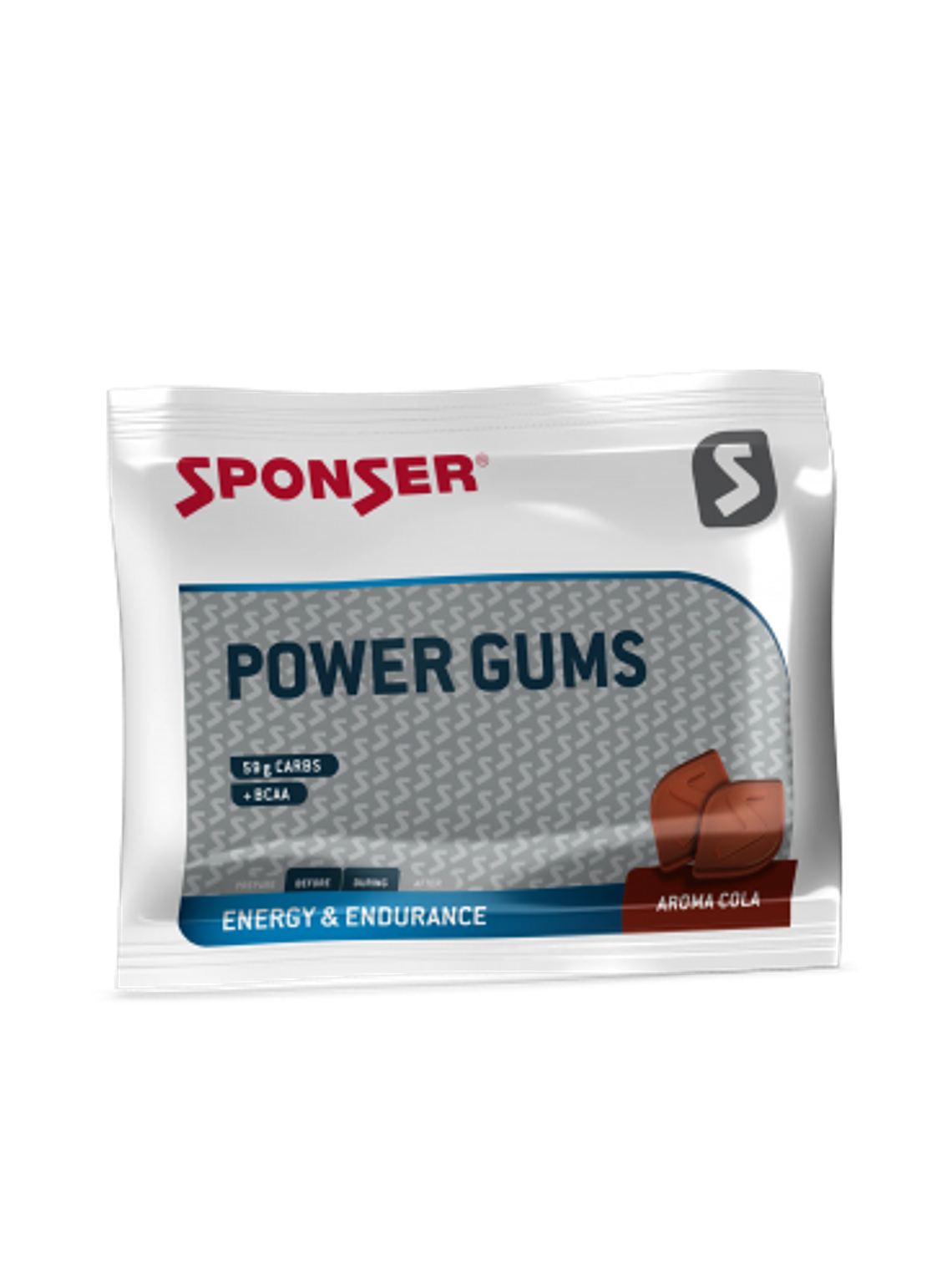 Sponser Power Gums 75gr Cola + BCAA 1