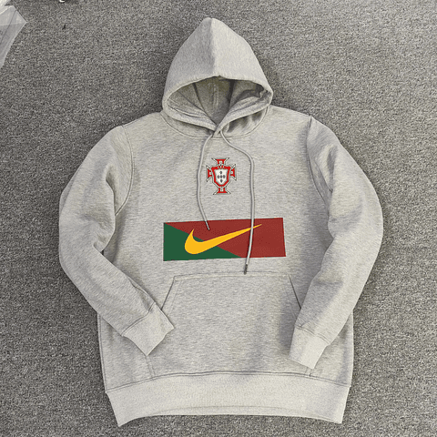 Hoodie Portugal Cinzenta