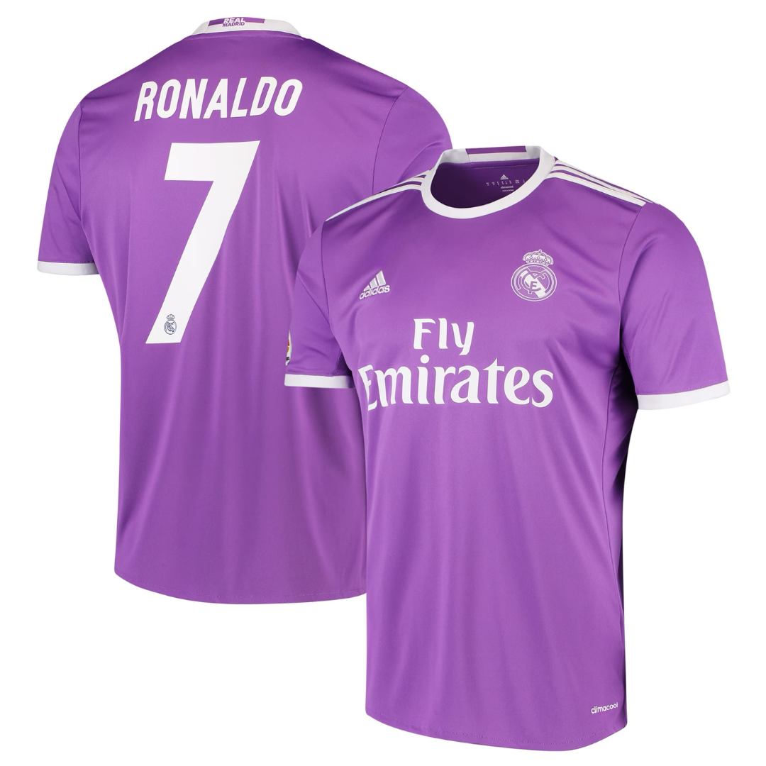 Camisola alternativa Real Madrid 2016/2017 - Ronaldo 7 - Versão adepto