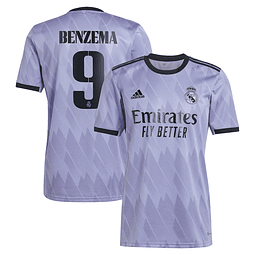 Camisola alternativa Real Madrid 22/23 - Benzema - Versão adepto